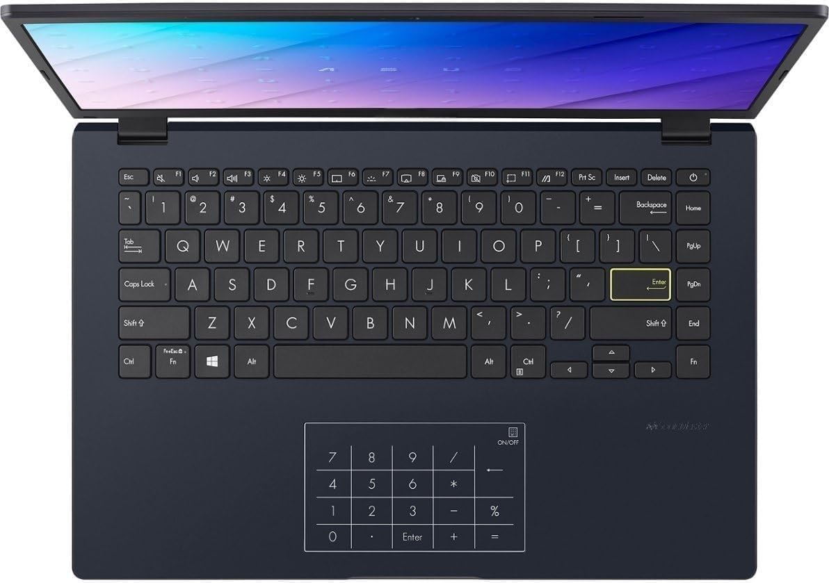 New Business & Student Laptop 14 inch FHD Display Intel.Pentium N6000 Processor 4GB Memory 64GB eMMC Webcam Wi-Fi HDMI USB-C Touchpad up to 10 Hrs Long Battery Life Win 11 Home in S Mode Black