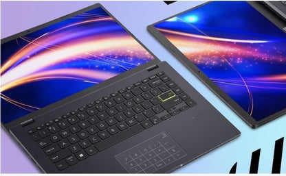 New Business & Student Laptop 14 inch FHD Display Intel.Pentium N6000 Processor 4GB Memory 64GB eMMC Webcam Wi-Fi HDMI USB-C Touchpad up to 10 Hrs Long Battery Life Win 11 Home in S Mode Black