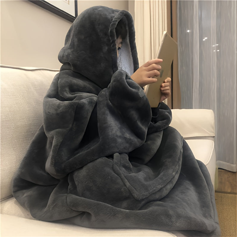 Oversized Cozy Hooded Blanket Pajamas Ultimate Warmth  Comfort